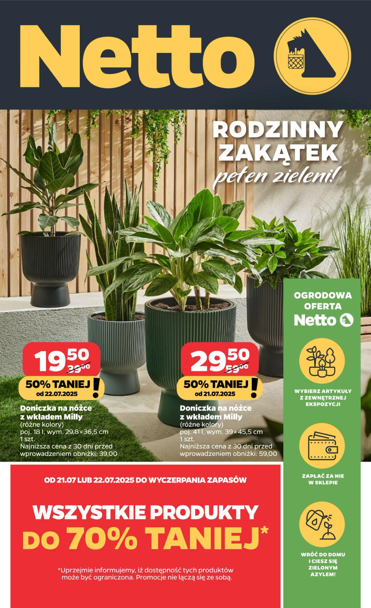 Netto katalog - Ogrod od 21. 07. 2025