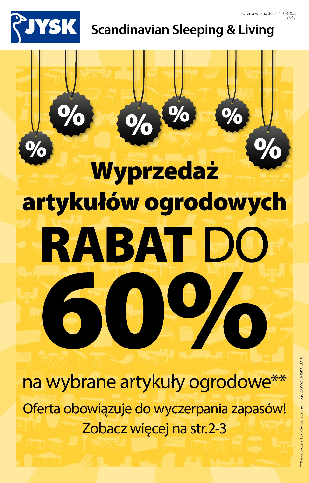 Jysk gazetka od 30. 07. 2025
