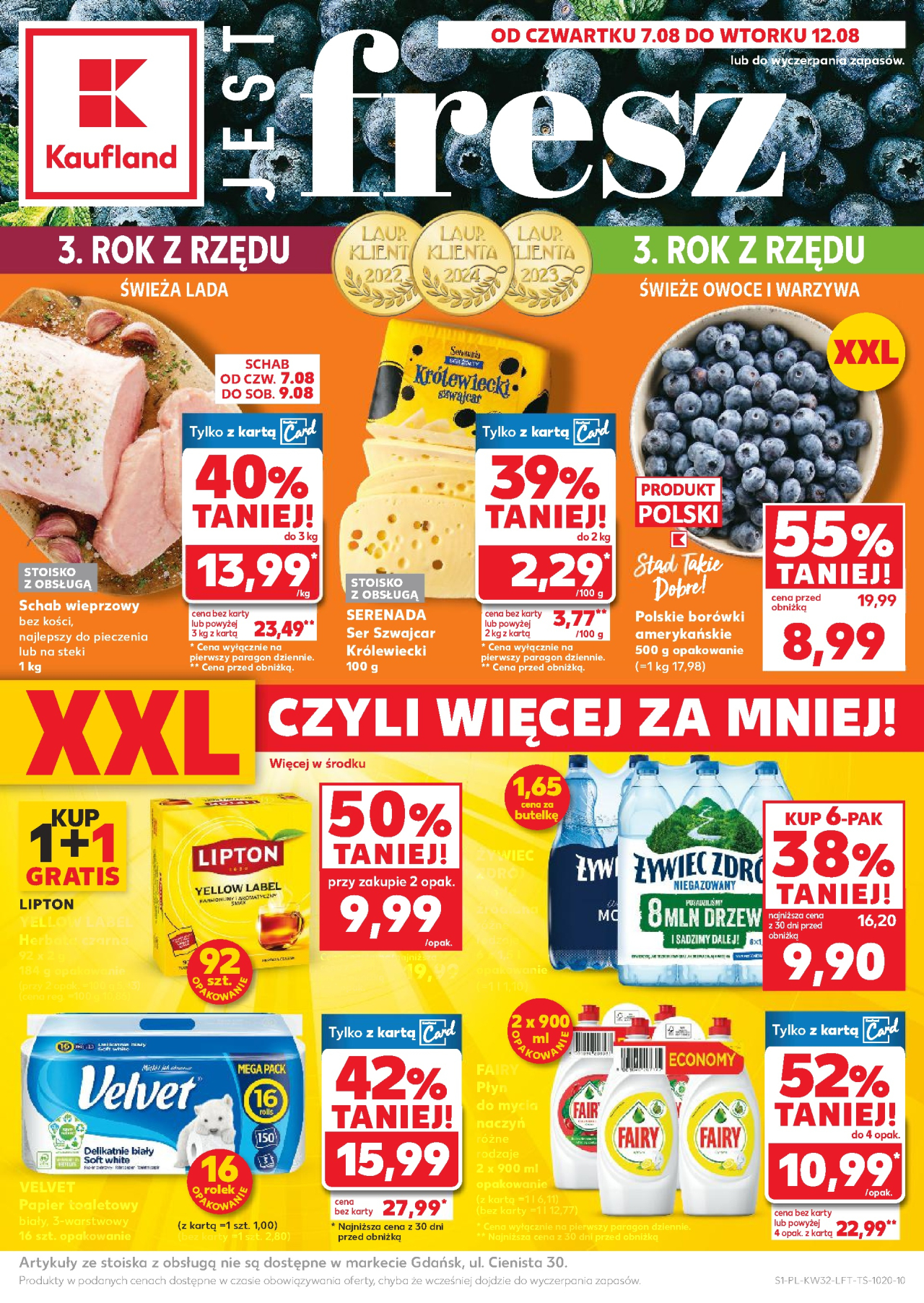 Kaufland gazetka Andrychów od 7. 08. 2025