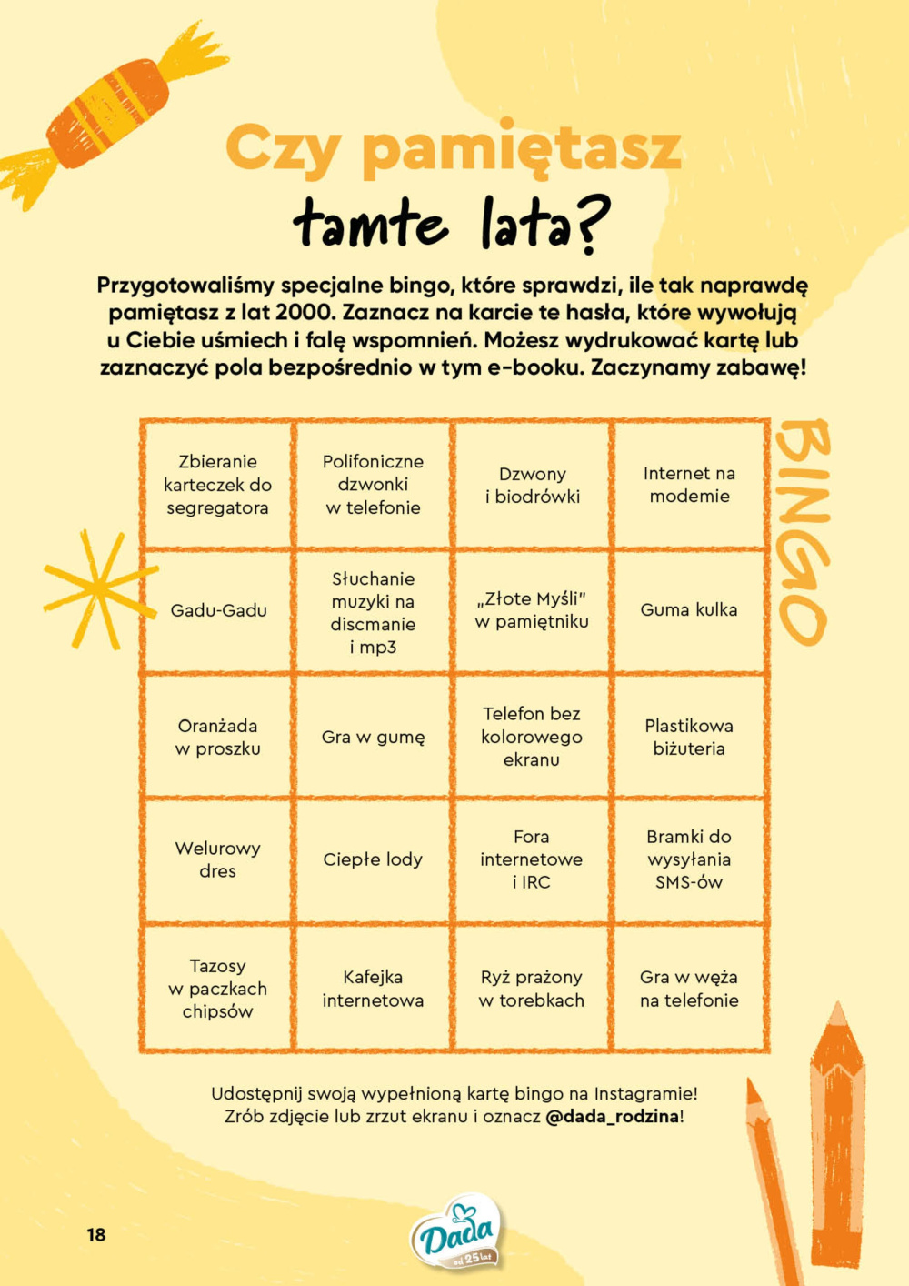 Leták Biedronka gazetka specjalna - Dada, Polsko - strana 18