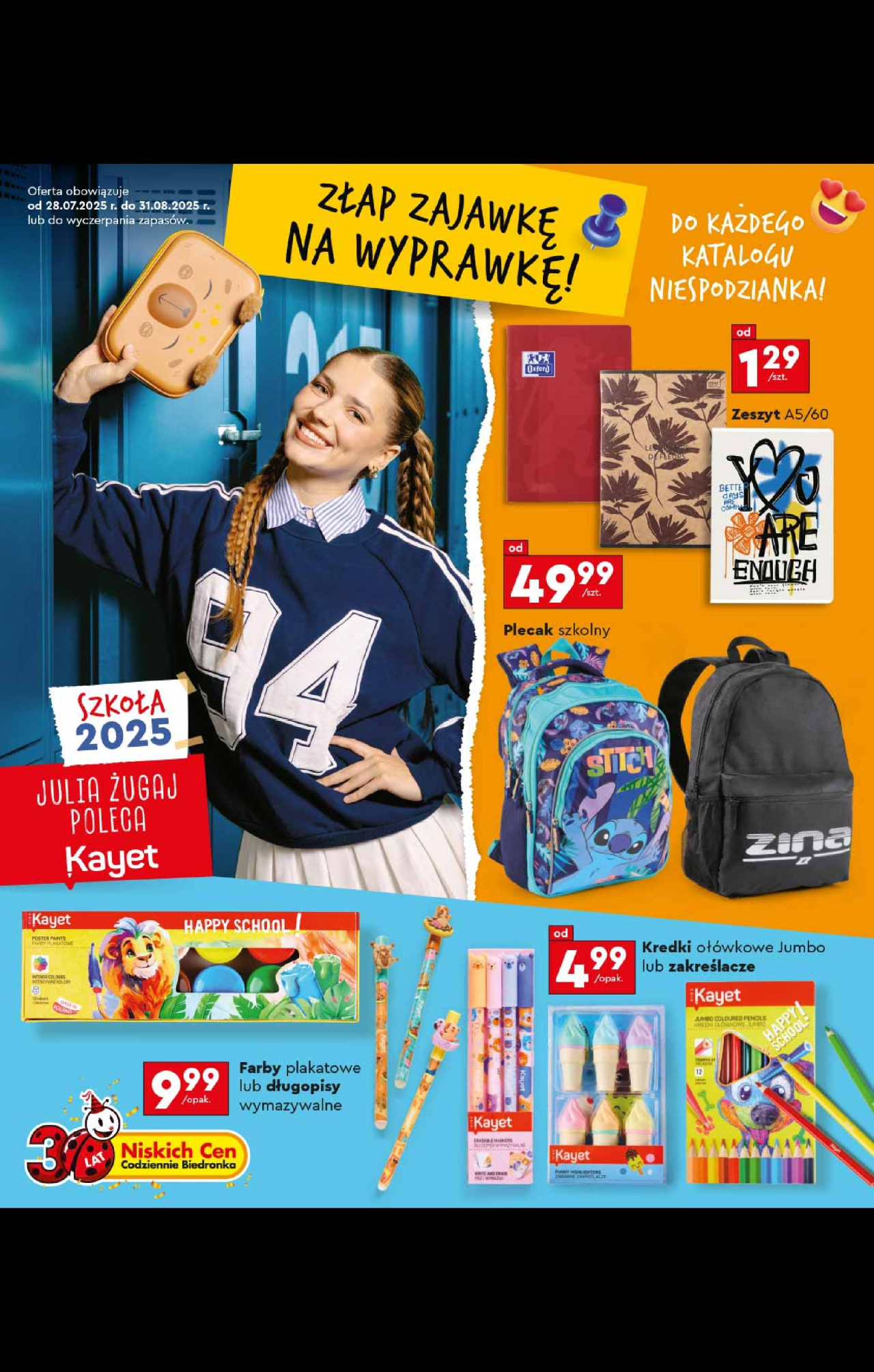 Biedronka gazetka od 28. 07. 2025