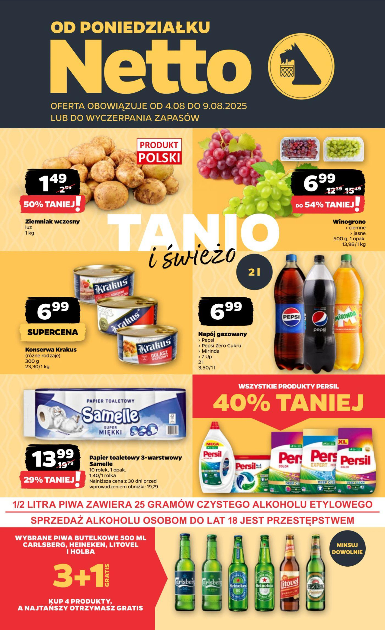 Netto gazetka od 4. 08. 2025