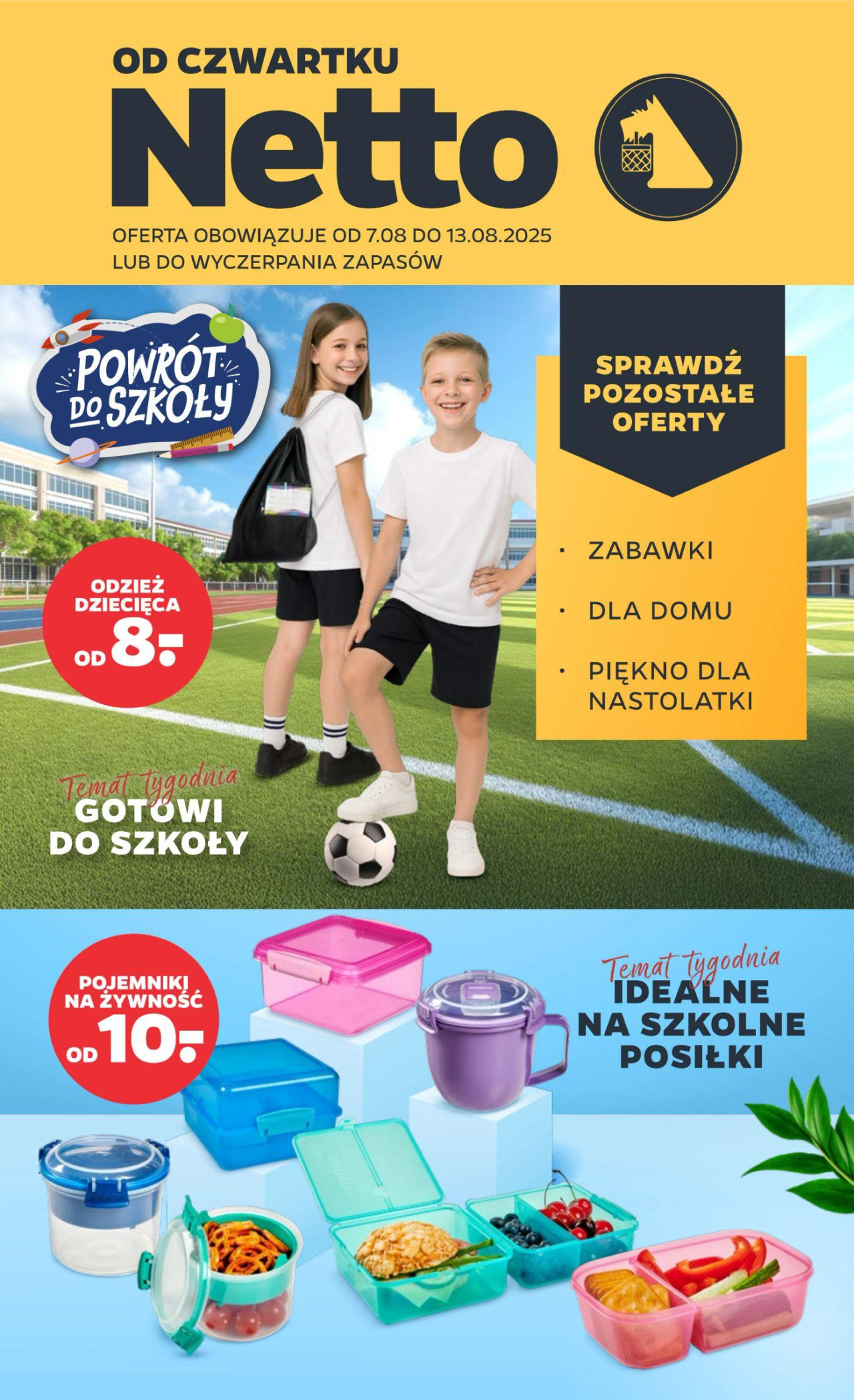 Netto gazetka - Non food od 7. 08. 2025