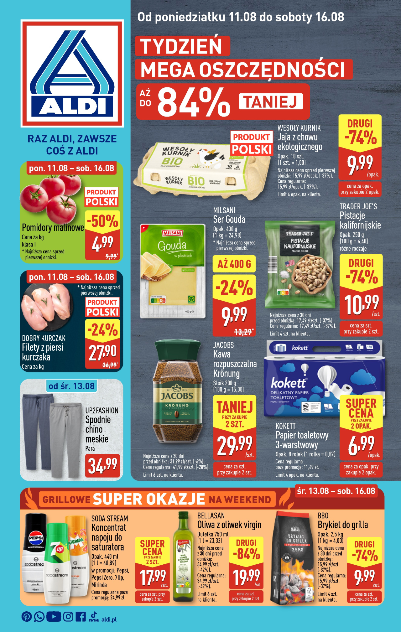 Aldi offerta - Pełna oferta od 11. 08. 2025
