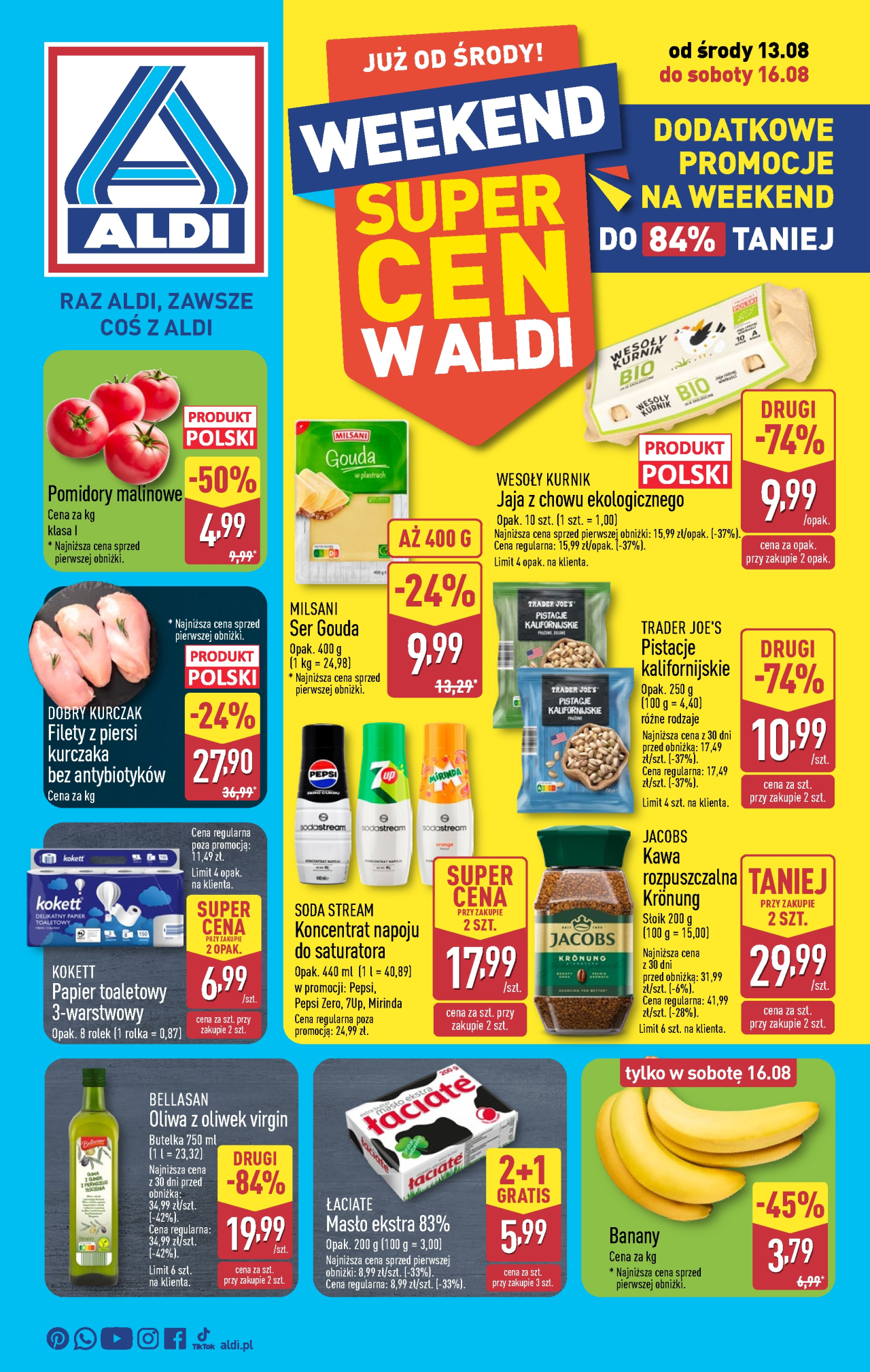 Aldi offerta - Oferta weekendowa od 13. 08. 2025