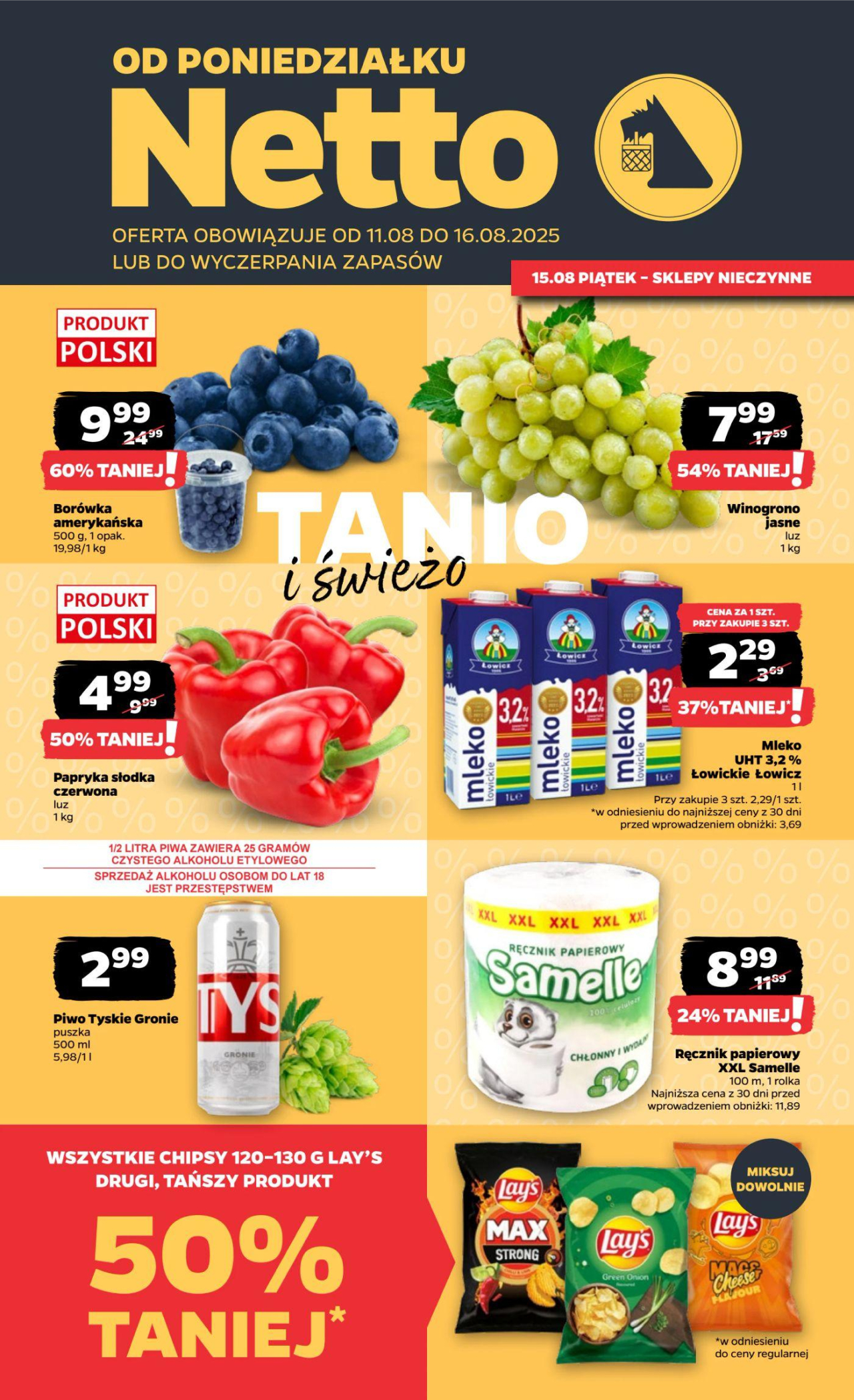 Netto gazetka od 11. 08. 2025