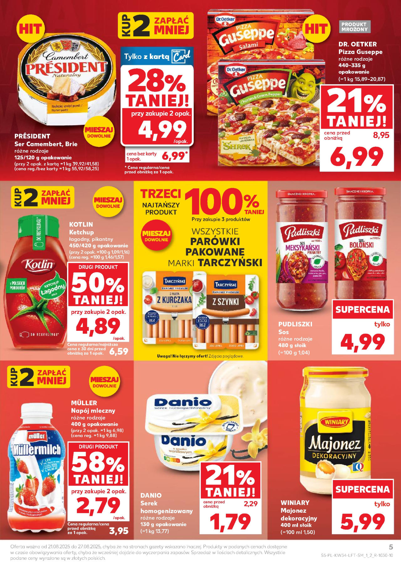 nowa gazetka Kaufland
 od 21. 08. 2025