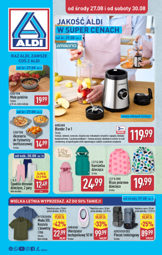 Aldi offerta - Artykuły przemysłowe i tekstylia
