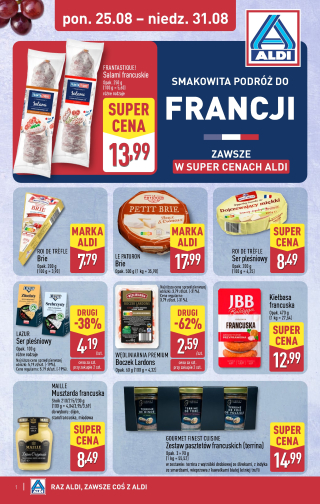 Aldi offerta - Smakowita podróż do Francji