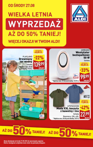 Aldi offerta - Wielka letnia wyprzedaż