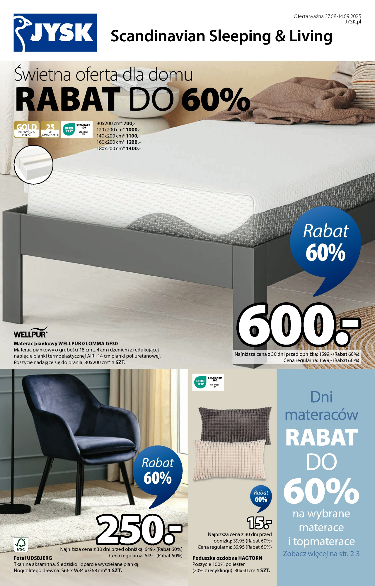 Jysk gazetka od 27. 08. 2025