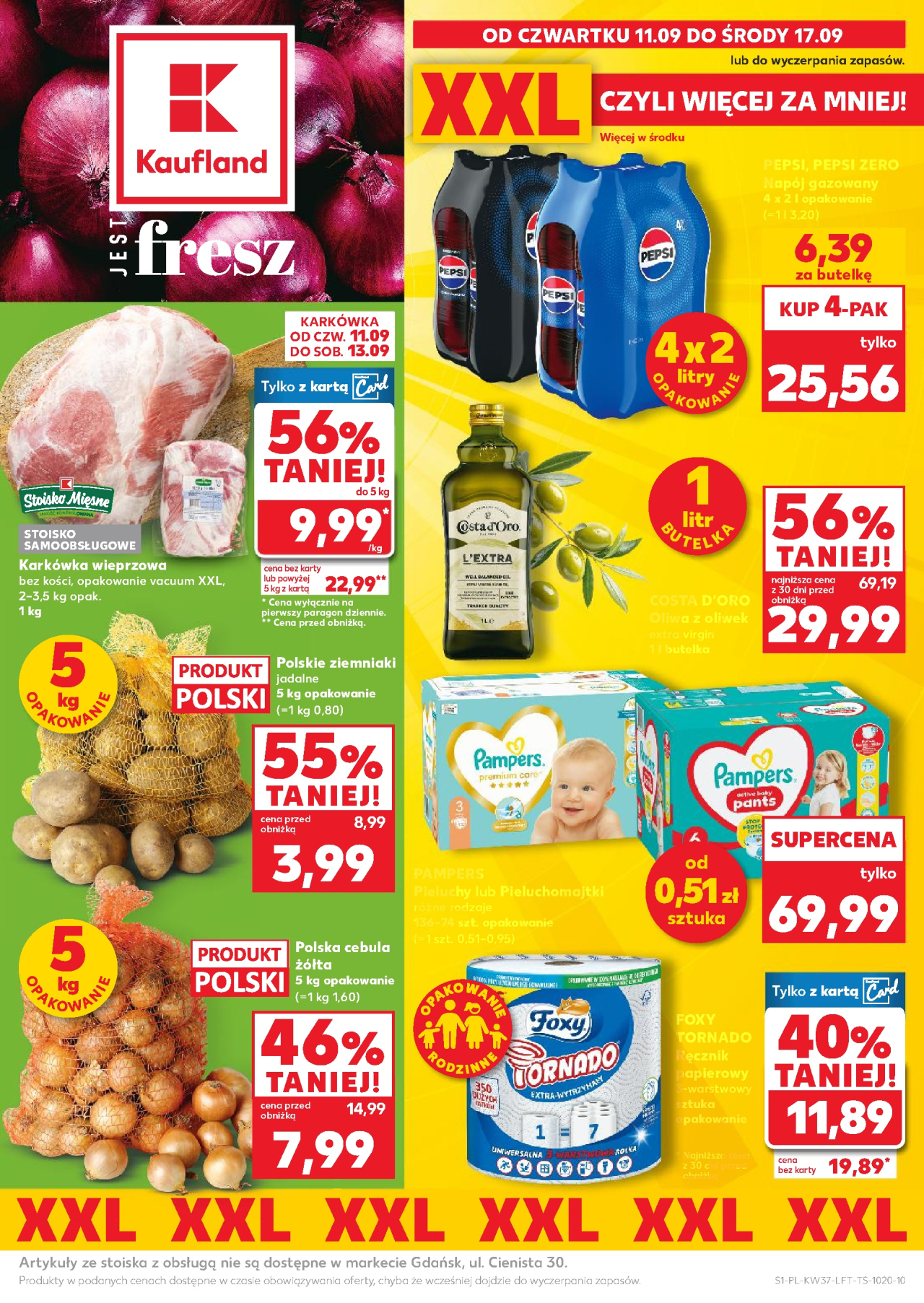 Kaufland gazetka Warszawa Wawer od 11. 09. 2025