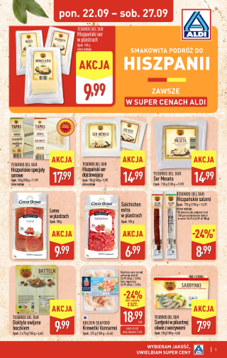 Aldi offerta - Tydzień Hiszpański