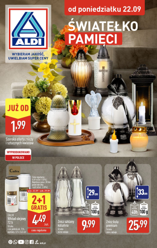 Aldi offerta - Światełko pamięci