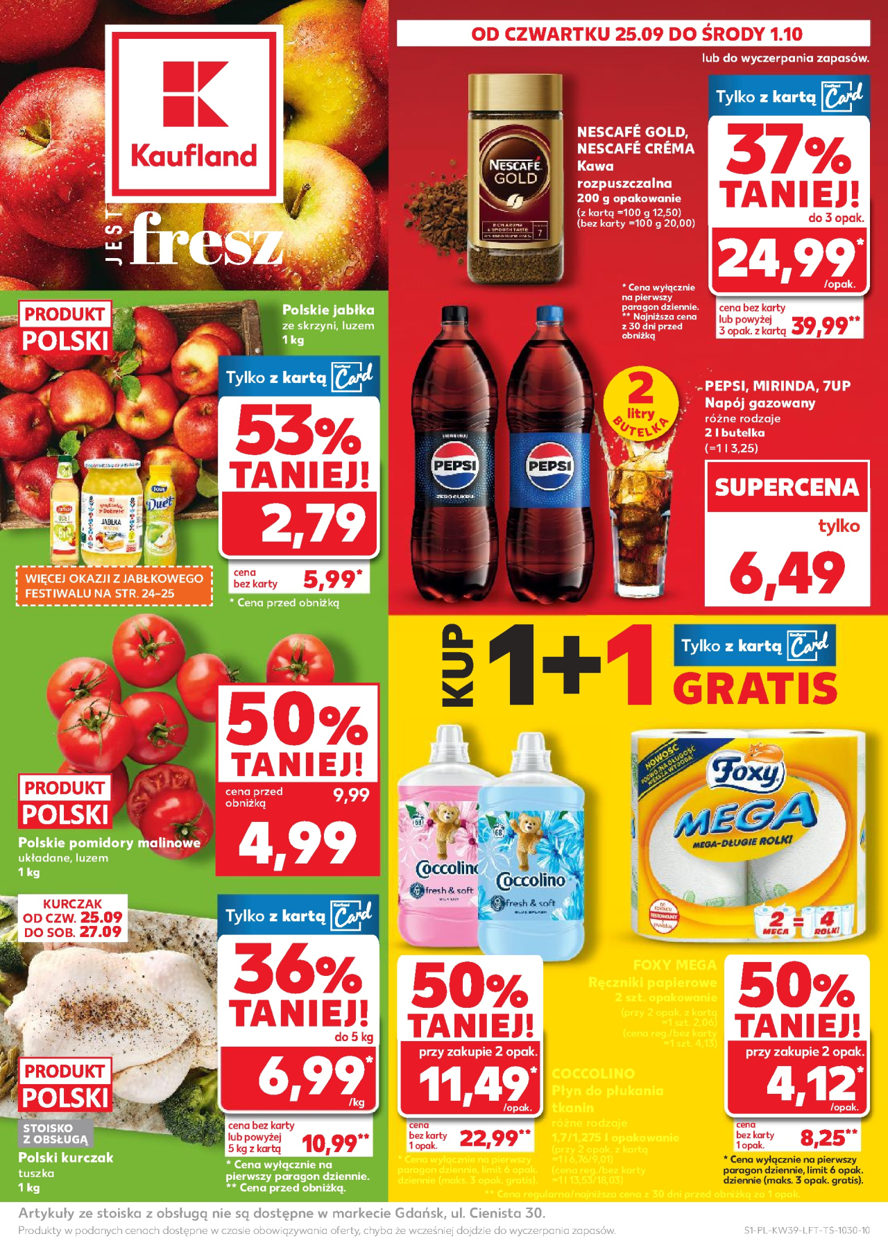 Kaufland gazetka Andrychów od 25. 09. 2025
