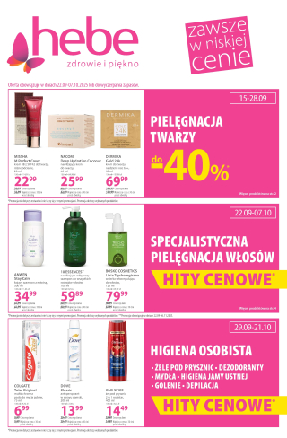 Hebe - drogerie gazetka