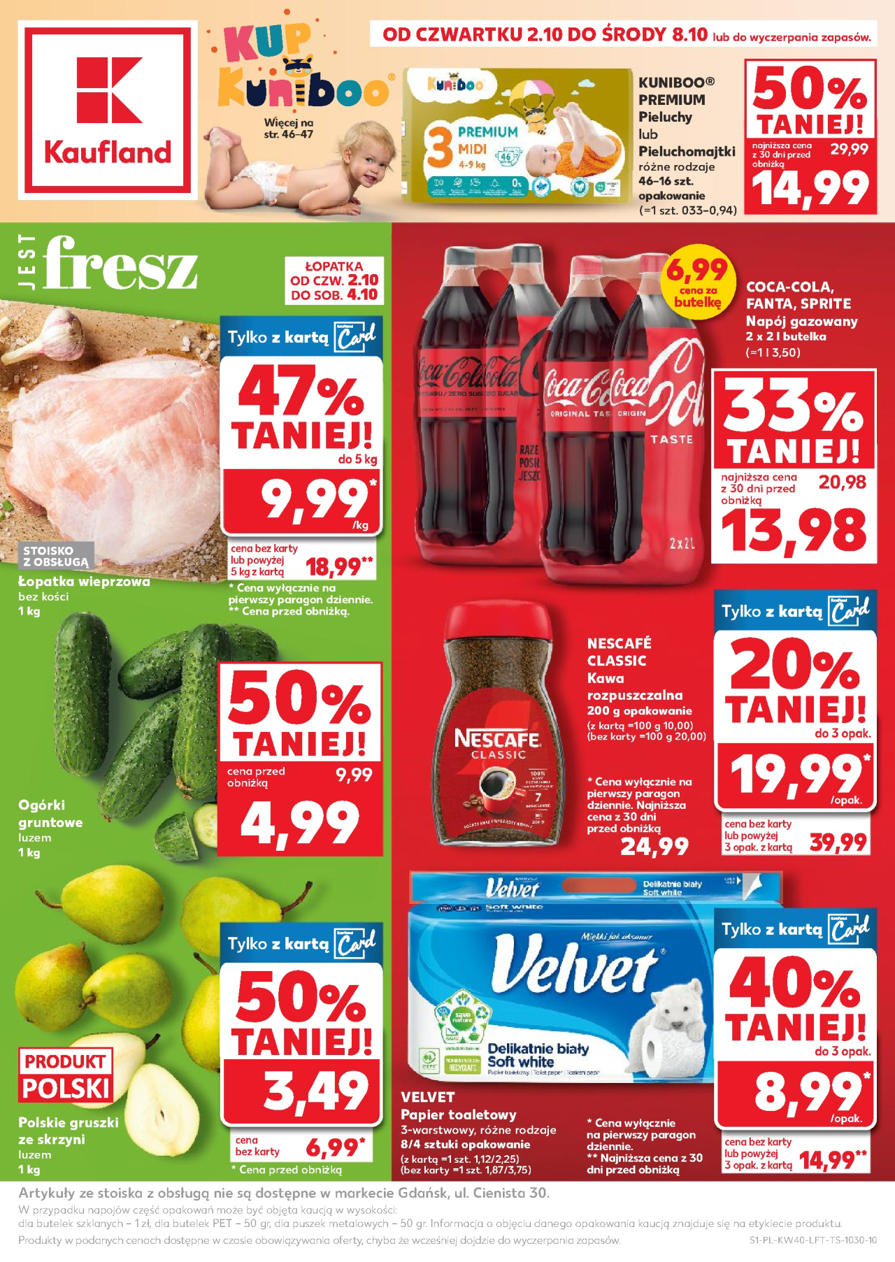 Kaufland gazetka Końskie od 2. 10. 2025