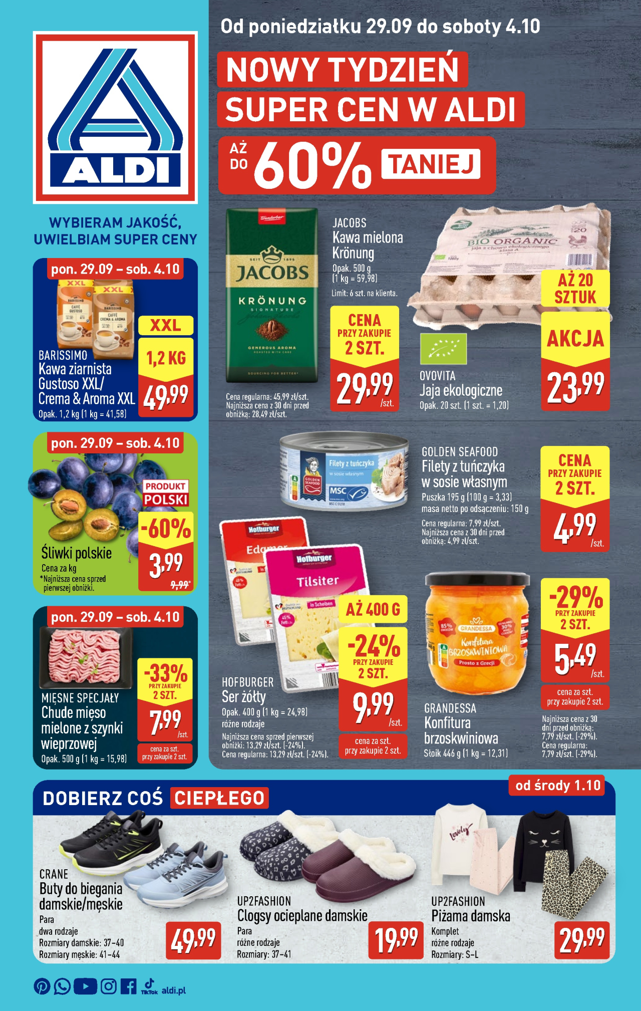Aldi offerta - Pełna oferta od 29. 09. 2025