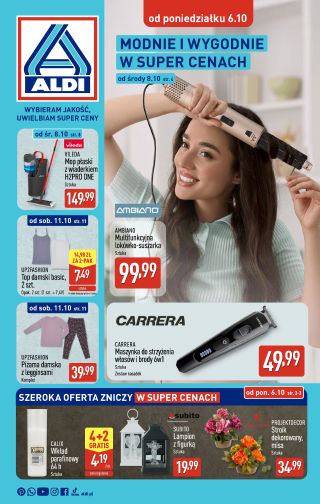 Aldi offerta -  Artykuły przemysłowe i tekstylia