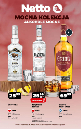 Netto gazetka - Alkohole mocne
