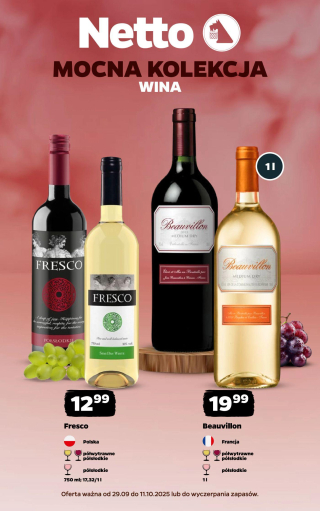 Netto gazetka - Wina