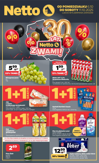 Akční leták Netto gazetka, polský