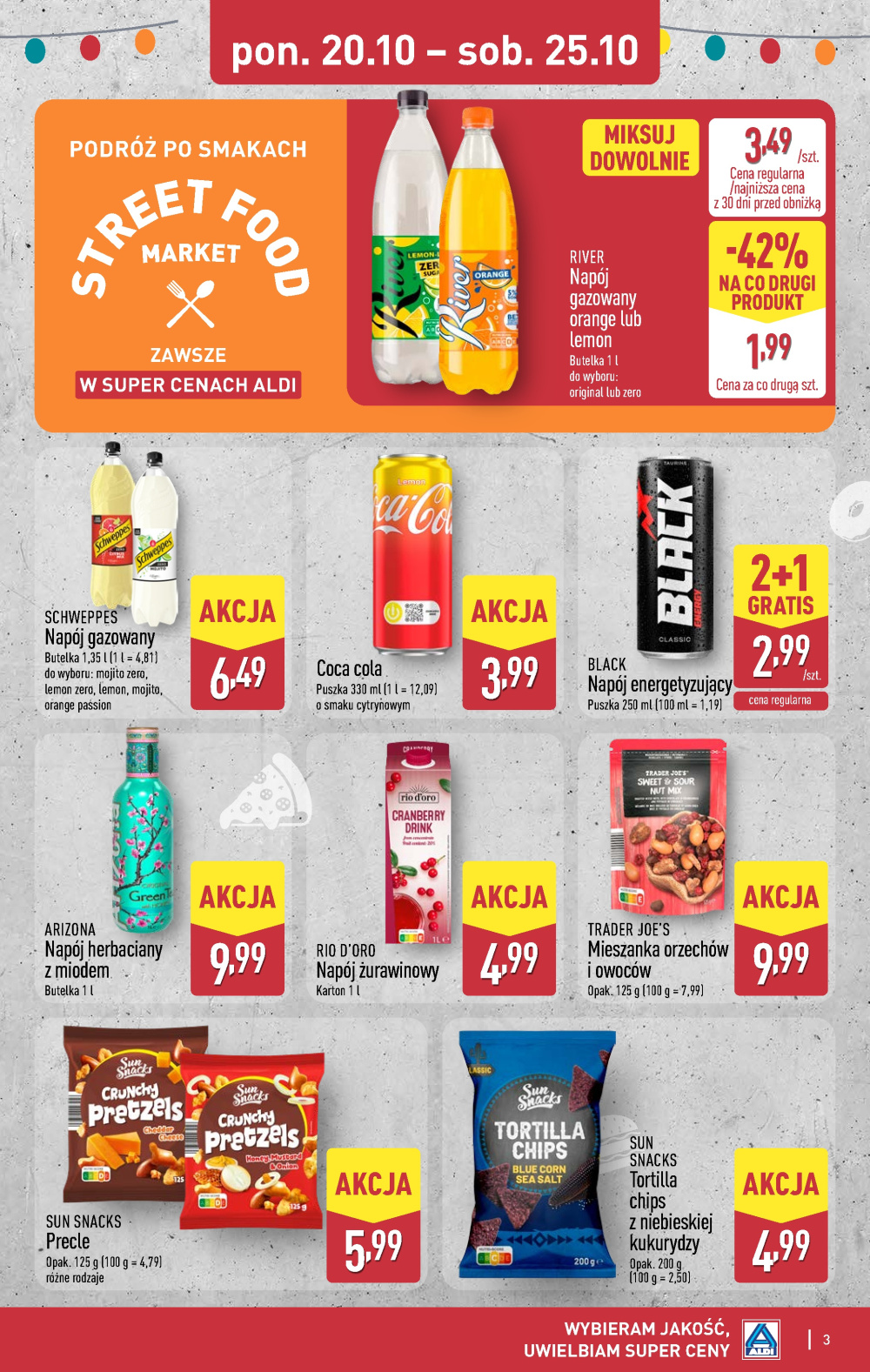Leták Aldi offerta - Podróż po smakach Street Food Market, Polsko - strana 3