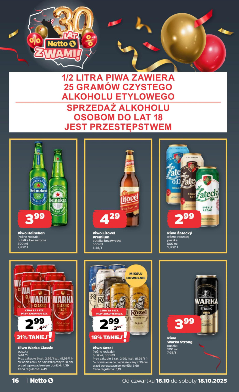Leták Netto gazetka, Polsko - strana 16
