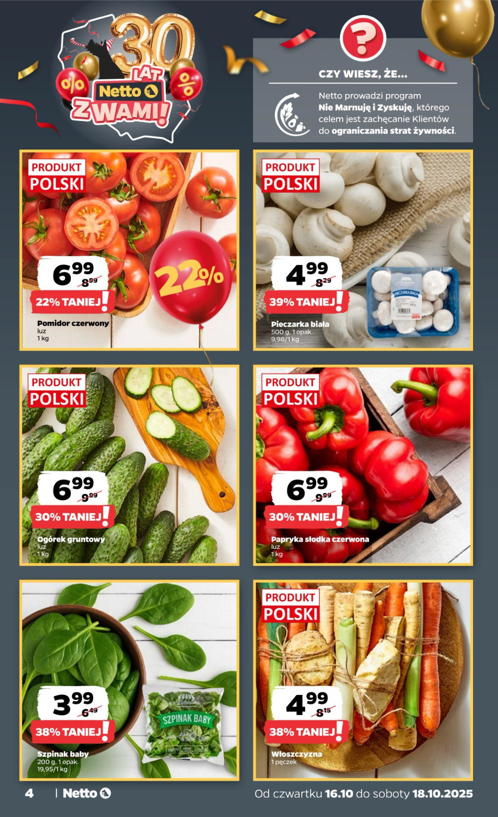 Leták Netto gazetka, Polsko - strana 4