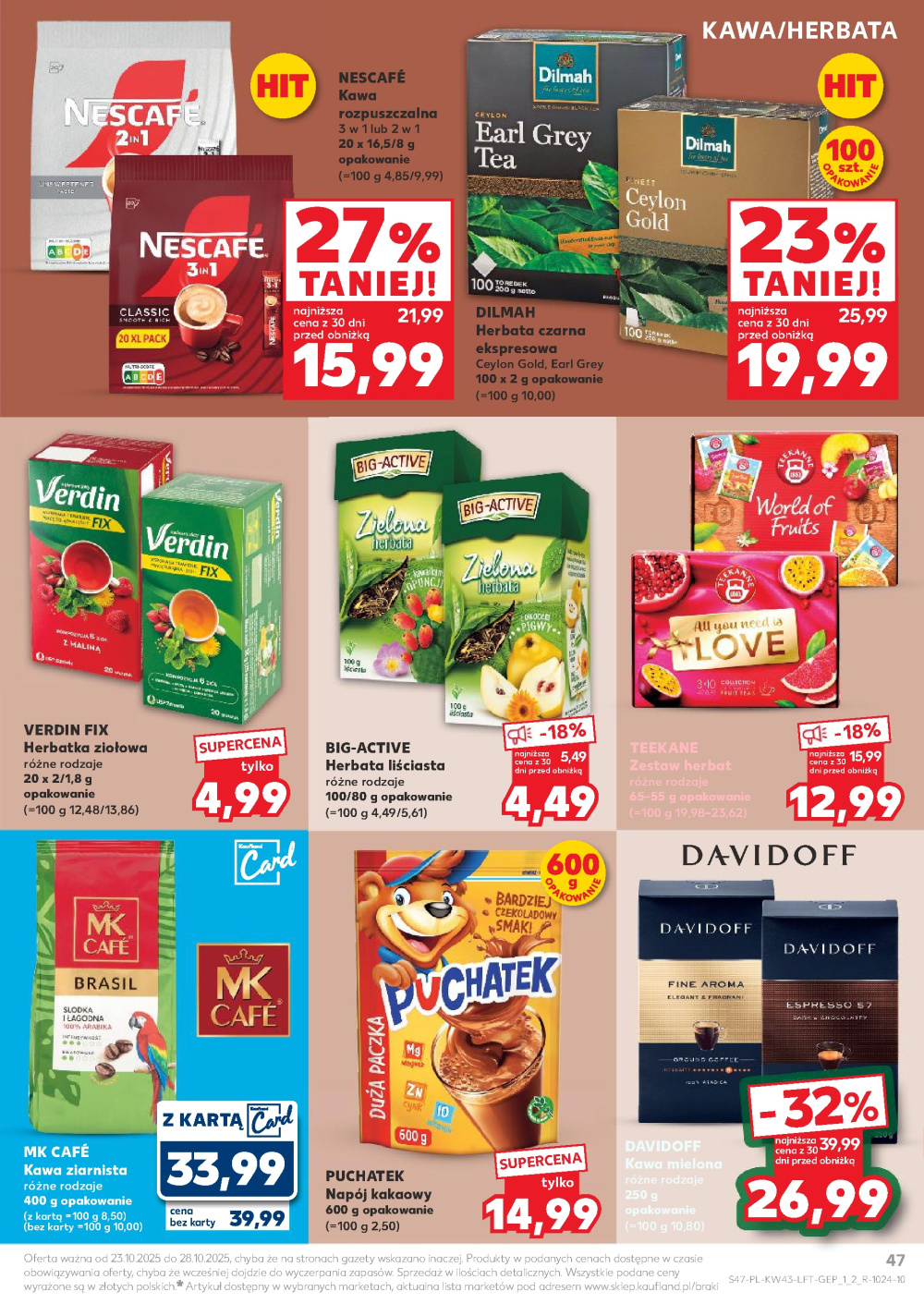 Leták Kaufland gazetka Cieszyn, Polsko - strana 47