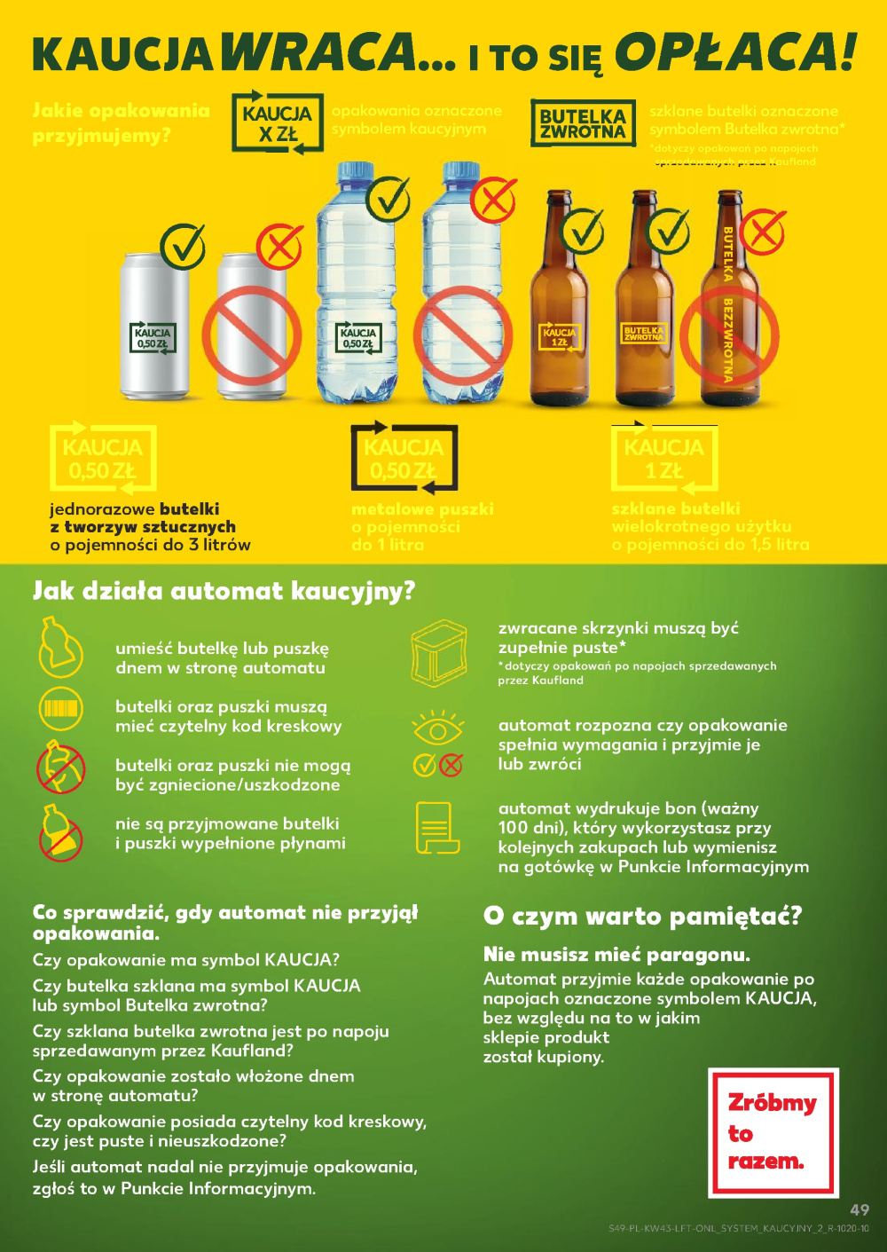 Leták Kaufland gazetka Cieszyn, Polsko - strana 49