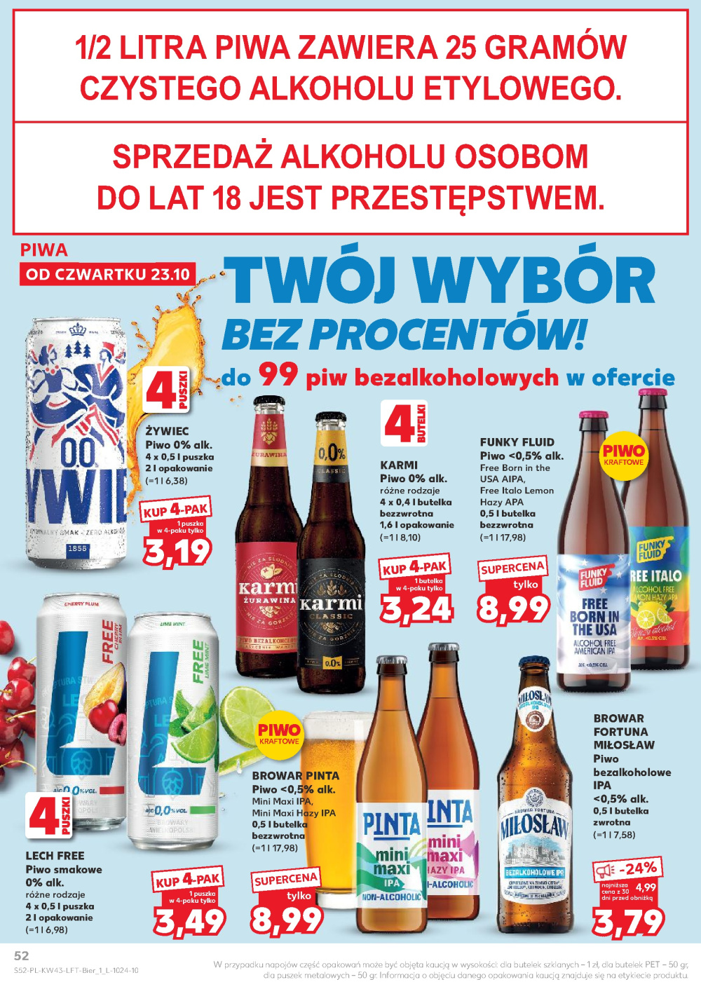Leták Kaufland gazetka Cieszyn, Polsko - strana 52