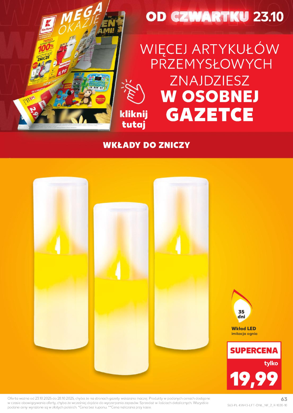 Leták Kaufland gazetka Cieszyn, Polsko - strana 63