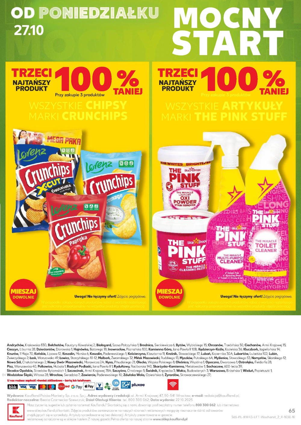 Leták Kaufland gazetka Cieszyn, Polsko - strana 65