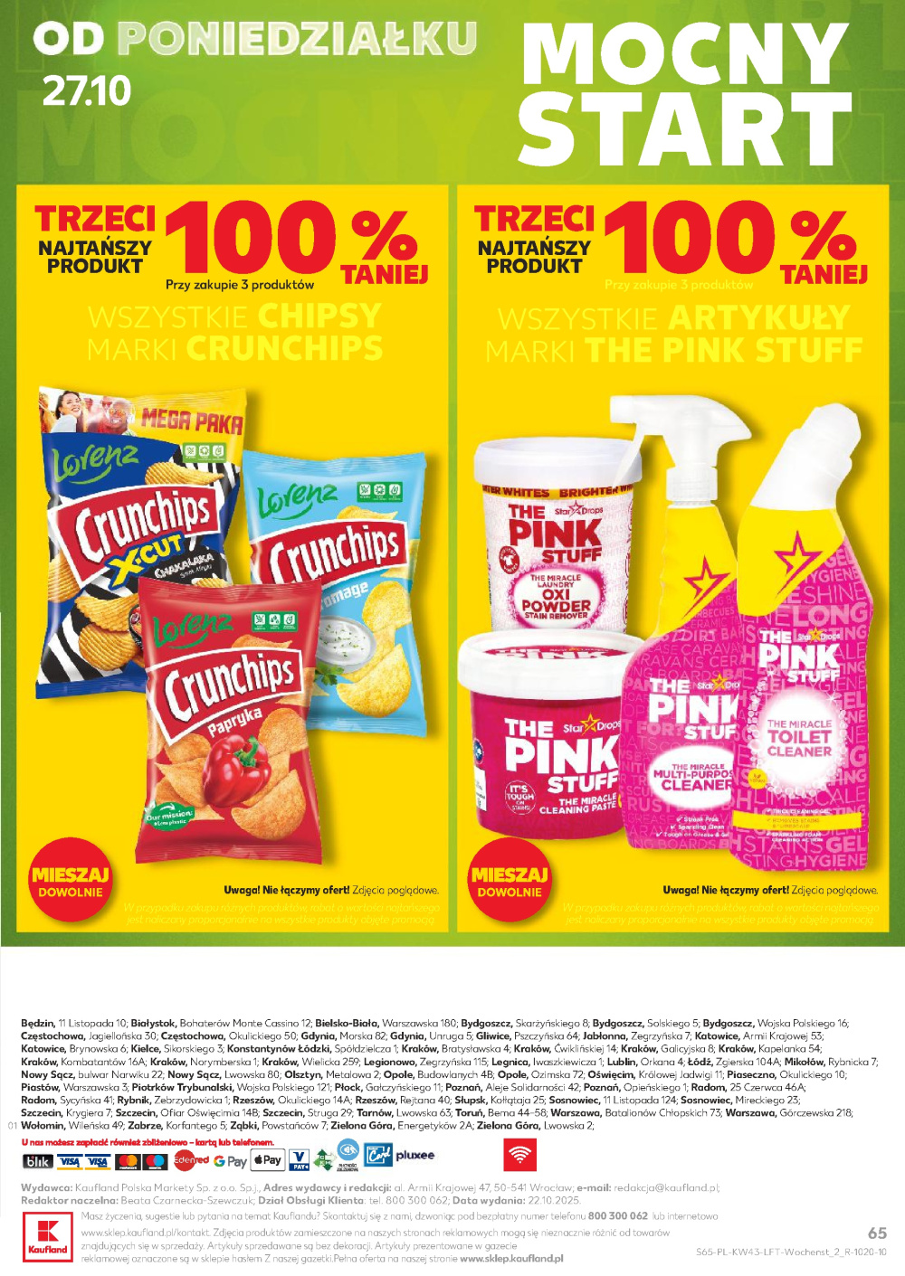 Leták Kaufland gazetka Rybnik, Polsko - strana 65