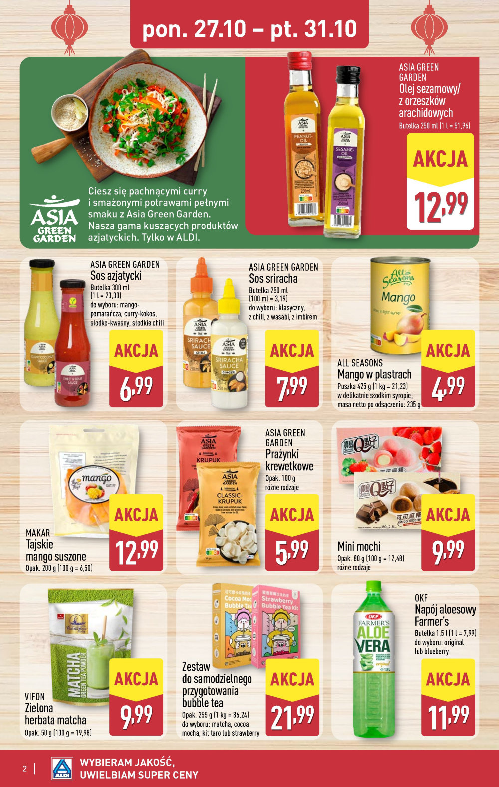 Leták Aldi offerta -  Smakowita podróż do Azji, Polsko - strana 2