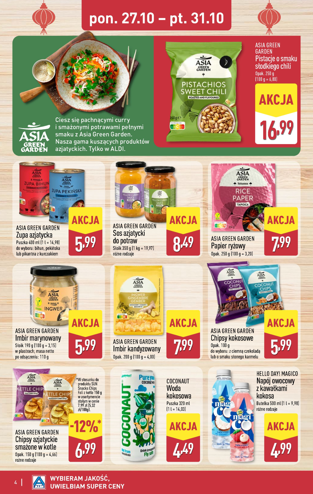 Leták Aldi offerta -  Smakowita podróż do Azji, Polsko - strana 4