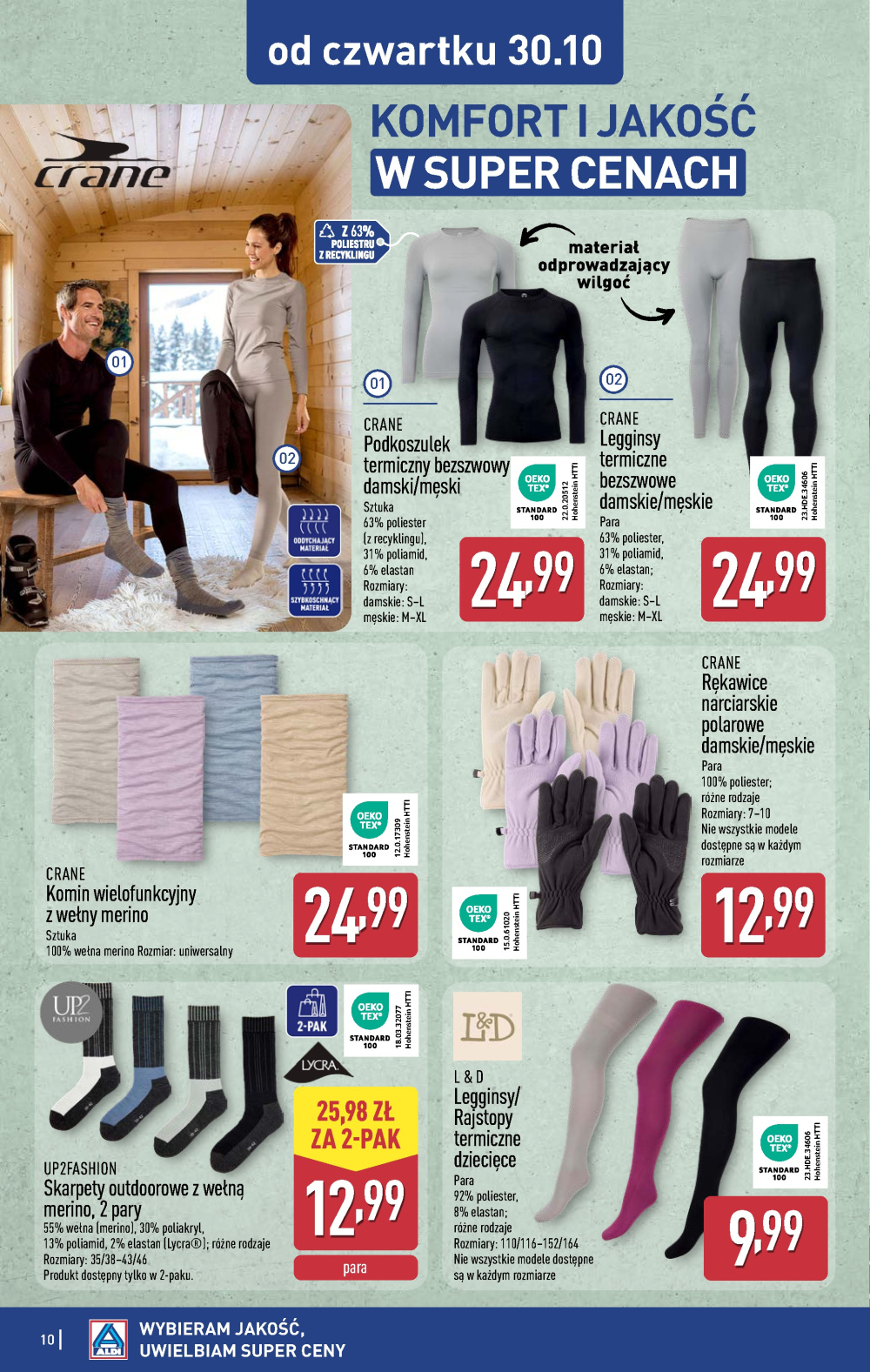 Leták Aldi offerta - Artykuły przemysłowe i tekstylia, Polsko - strana 10