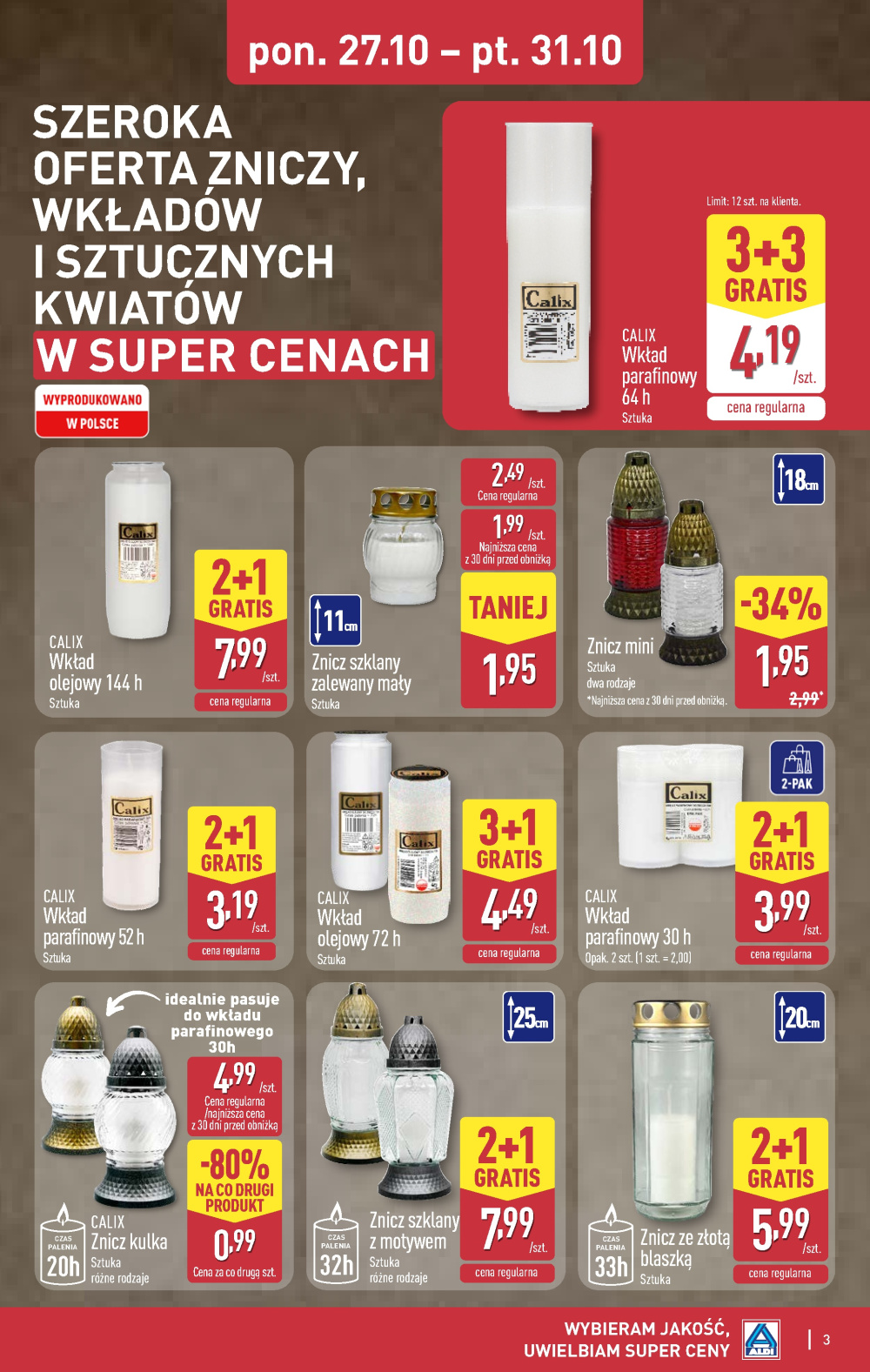 Leták Aldi offerta - Artykuły przemysłowe i tekstylia, Polsko - strana 3