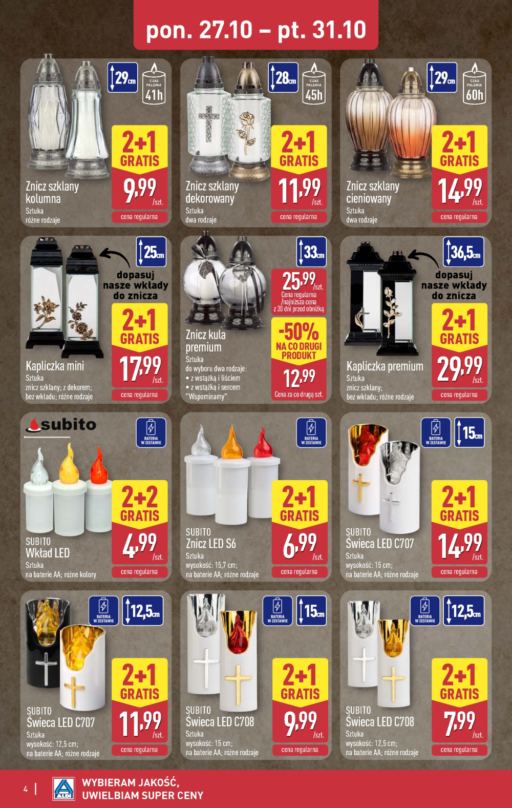 Leták Aldi offerta - Artykuły przemysłowe i tekstylia, Polsko - strana 4