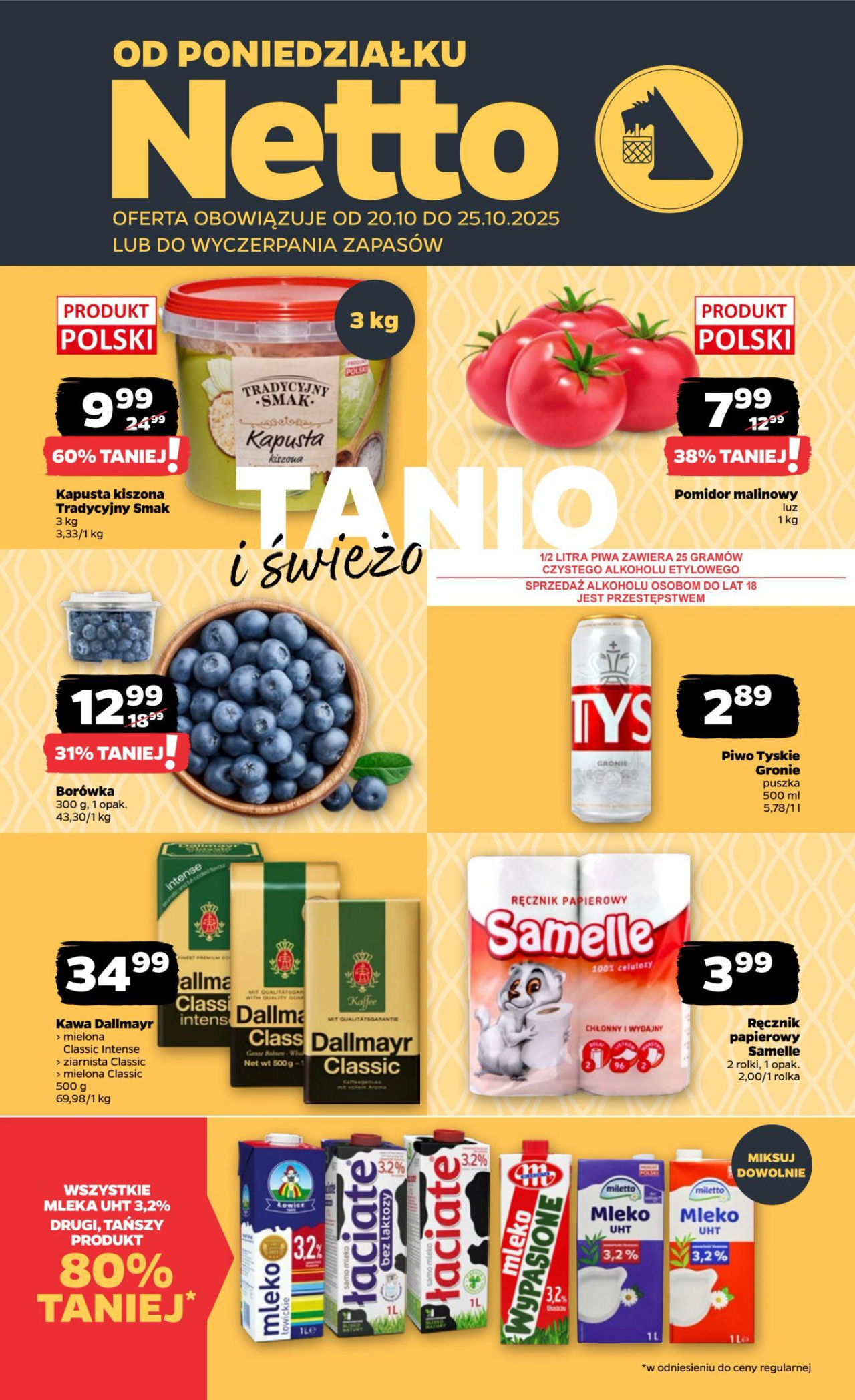 Netto gazetka od 20. 10. 2025