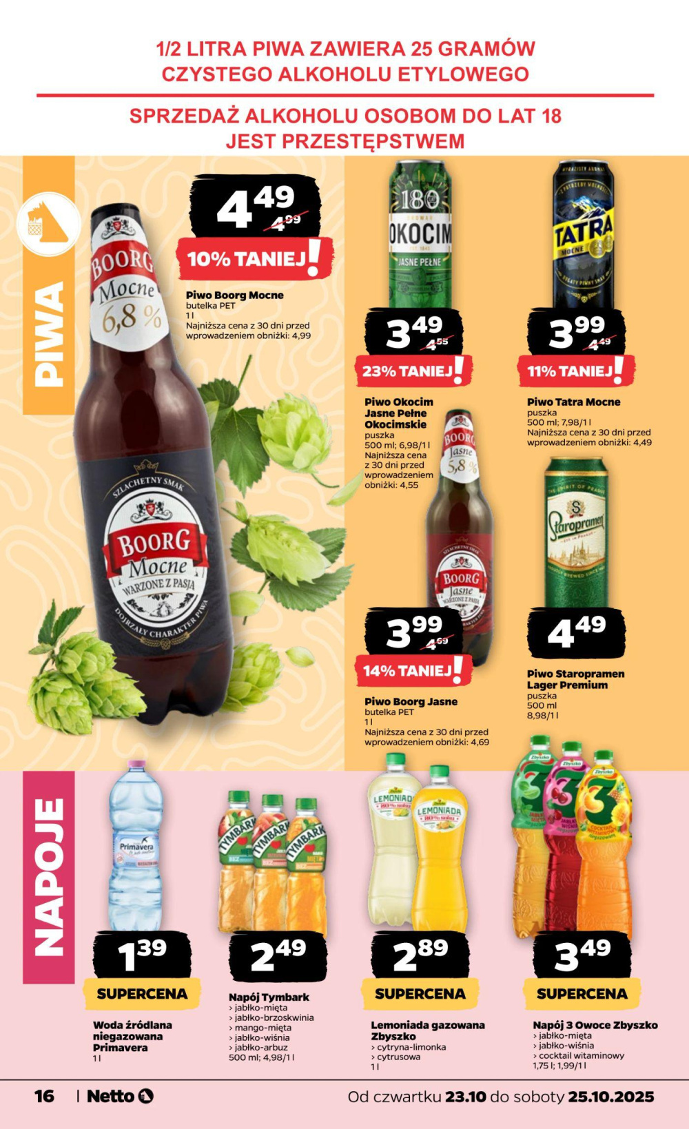 Leták Netto gazetka, Polsko - strana 16