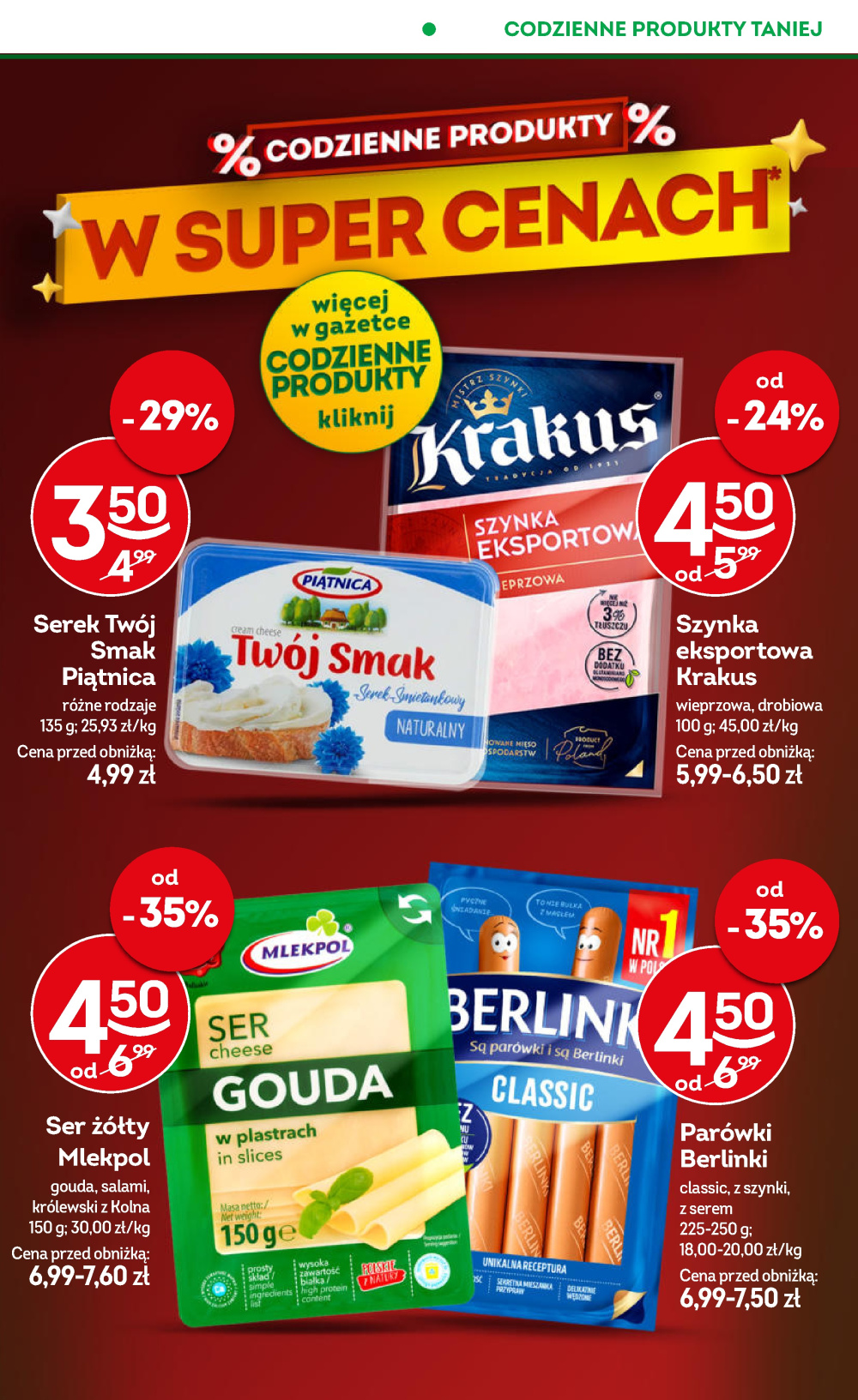 Leták Żabka gazetka, Polsko - strana 3