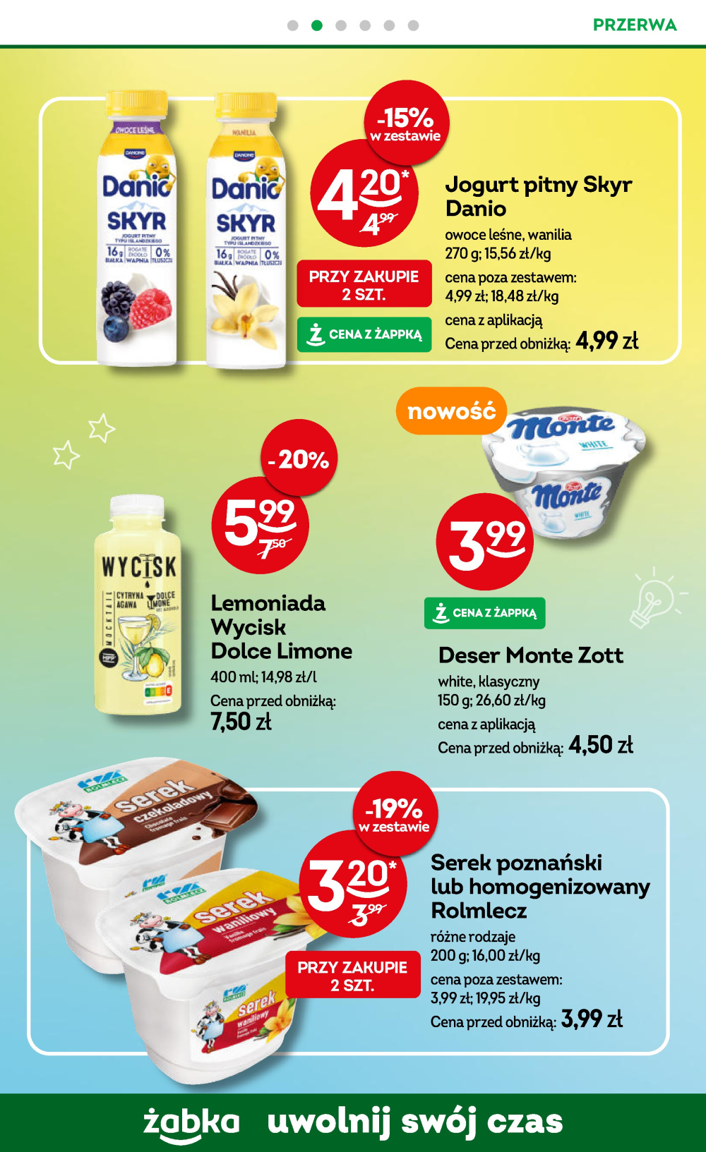Leták Żabka gazetka, Polsko - strana 49
