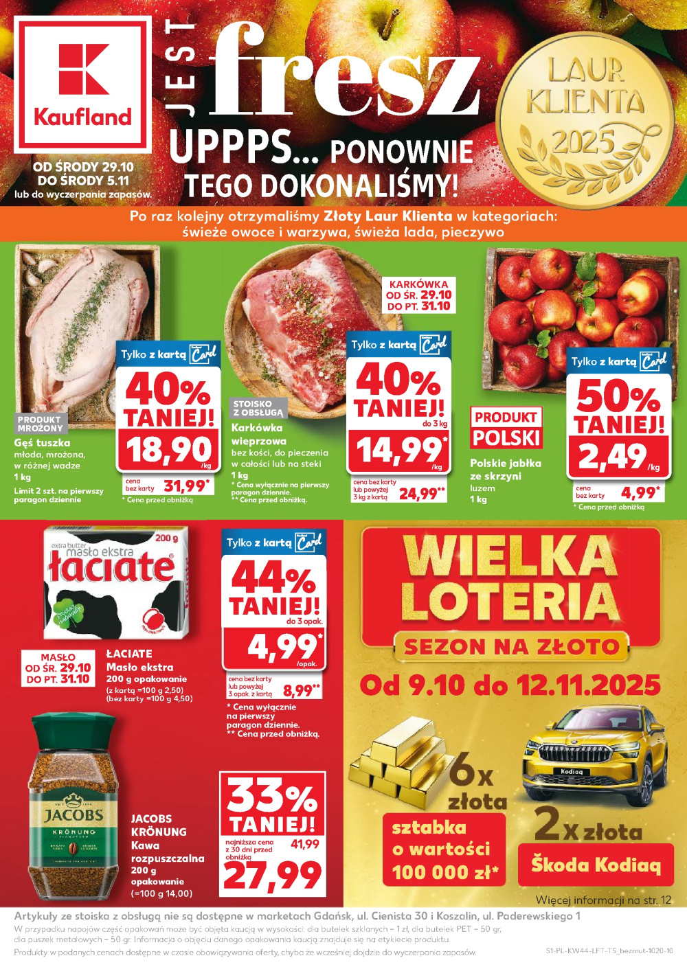 Leták Kaufland gazetka Wrocław Gajowice, Polsko - strana 1