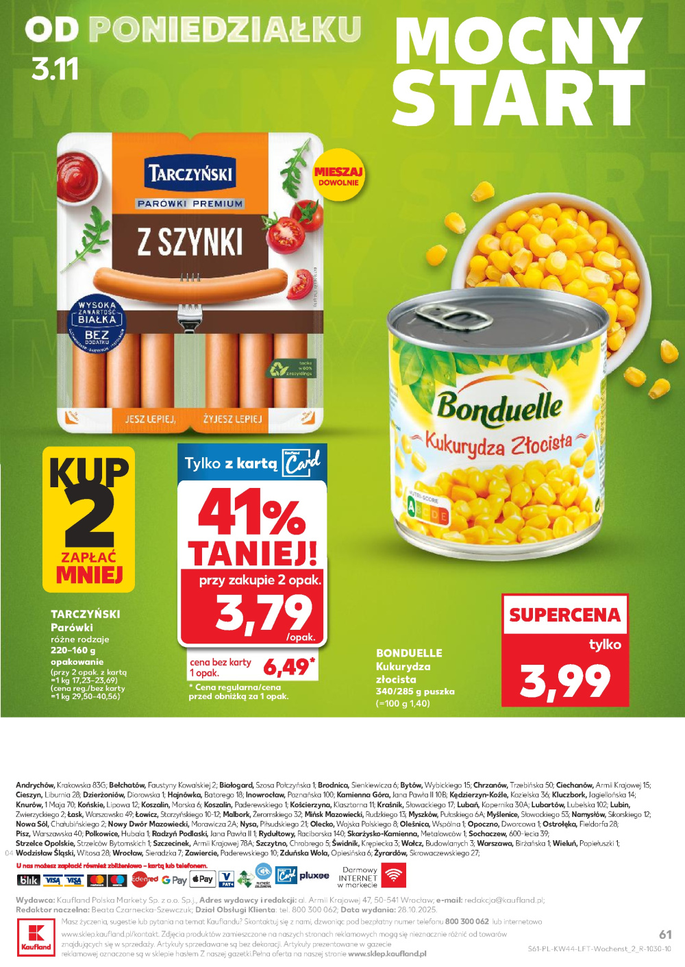 Leták Kaufland gazetka Żyrardów, Polsko - strana 61