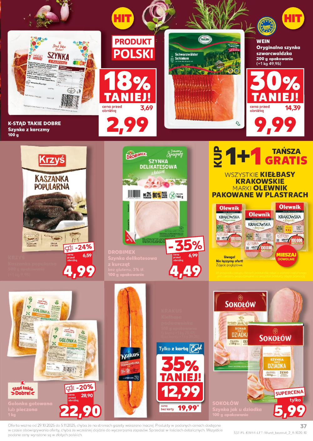 Leták Kaufland gazetka Żywiec, Polsko - strana 37