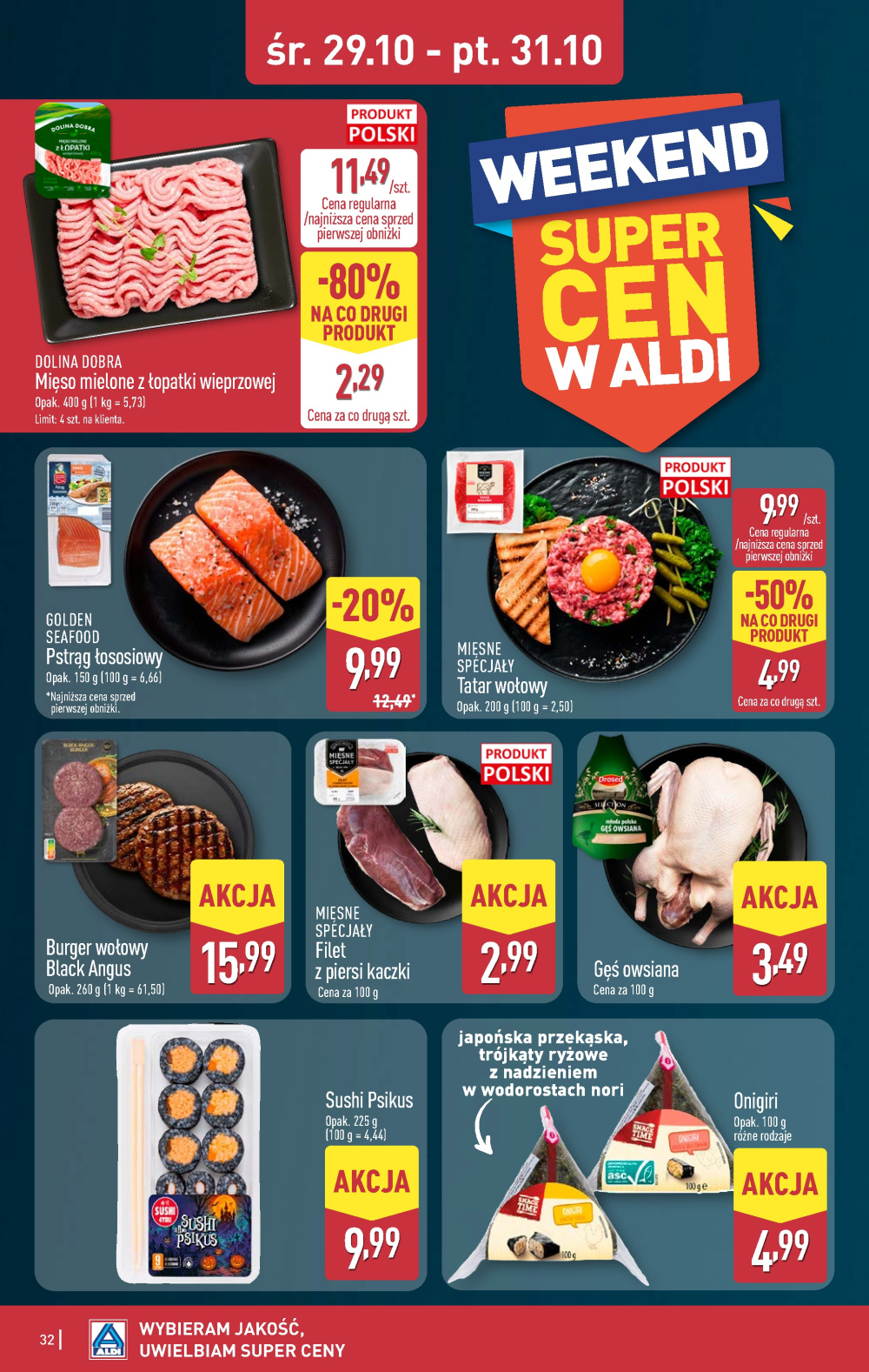 Leták Aldi offerta, Polsko - strana 32
