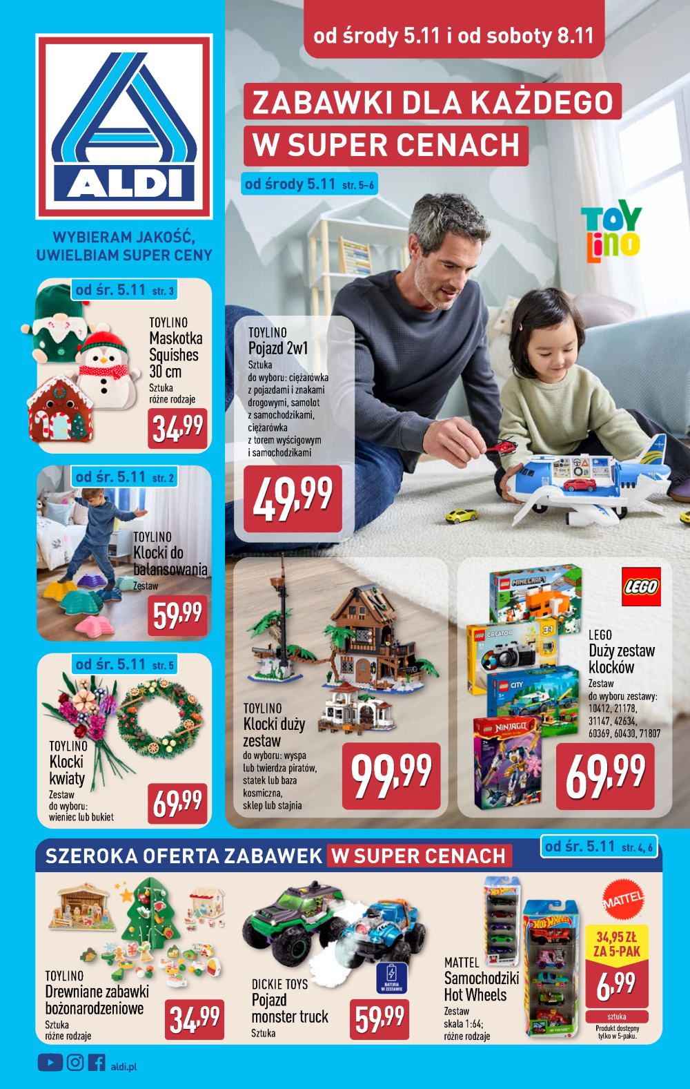 Leták Aldi offerta - Artykuły przemysłowe i tekstylia, Polsko - strana 1