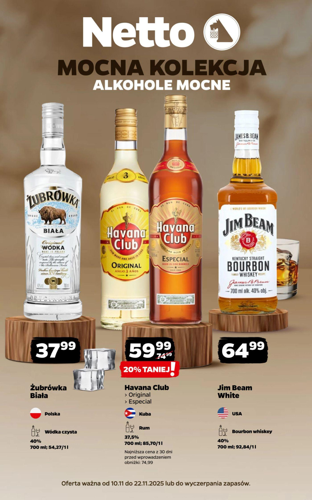 Leták Netto gazetka - Alkohol, Polsko - strana 1